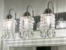 Hollywood lamp and shade makes magic happen. Diy Crystal Vanity Light Shades Cuckoo4design