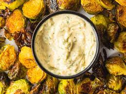 Crispy Brussels Sprouts With Dijon Aioli 12 Tomatoes A delicious and versatile dip or spread. crispy brussels sprouts with dijon