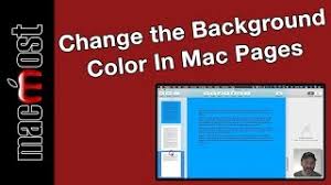 You can change the font size, line spacing, margins, background color, or font type of the page display for a kindle book on your kindle fire. How To Change The Background Color In Mac Pages Macmost 1903 Youtube