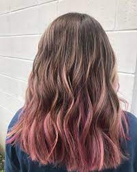 Plus, this is a great style for summer fun and festivals. Pink In Brown Hair Pink Hair Dye Hair Dye Tips Pink Hair Tips