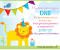 Text Message 1st Birthday Invitation Message