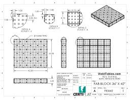 Certiflat 36 X42 Fabblock Welding Table Table De Soudage Soudage Meubles Industriels