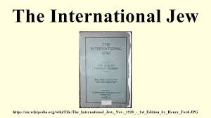 Henry ford published the weekly the dearborn independent from 1919 to 1927 as a forum for his views. The International Jew Youtube