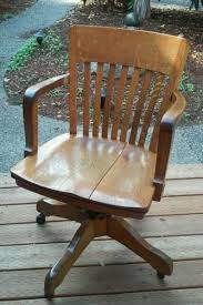 Vintage Milwaukee Chair Co Antique Oak Wood Slat Back Swivel Desk Office Arm Br 1900 1950 63568 Buy Office Furniture Chair Antique Oak Desk