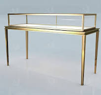 Custom Modern Retail Glass Jewelry Display Table ...