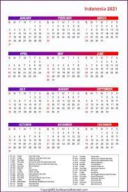 Dates such as the beginning of ramadan, eid or hajj, all of which are determined based on the sighting of the moon.as a result, the exact dates of these islamic events vary. Calendar 2021 Indonesia Public Holidays 2021