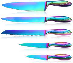 Wellstar Kitchen Knife Set 5 Piece Knife Set Kitchen Kitchen Knives Rainbow Kitchen
