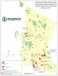 Bc Parks Proposed Boundary Adjustments Map Wilderness Committee