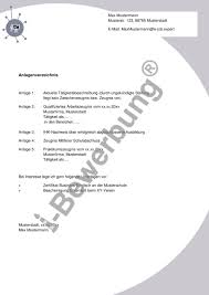 Anlagen Bewerbung Muster 565