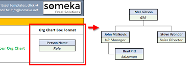 Automatic Organizational Chart Generator Advanced Version