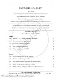Icse 10th time table 2021 icse class 10 exam date 2021 will be released by cisce and exams might be conducted from may to june. Hospitality Management 2020 2021 Icse Class 10 Set 1 Specimen Question Paper With Pdf Download Shaalaa Com