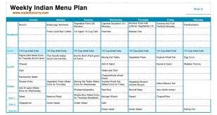 T chart for weightloss breakfast lunch snacks dinner. Indian Meal Plan Week 6 Breakfast Lunch And Dinner Plan My Tasty Curry