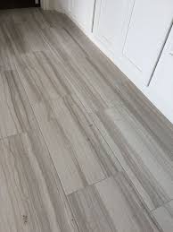 Viviano thassos standard polished marble tile. Interceramic Burano Bianca Veletta 12 X 24 W 1 8 Grout Lines Texrite Chromaflex Executive Grey Grout 12x24 Tile Wood Look Tile Modern Bathroom Tile