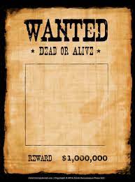 This is because their main aim was to create awareness to the public that the person was being sought by the police. Blank Wanted Poster Template Make Your Own Wanted Poster