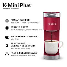 Travel mug and reusable filter,single cup coffee maker 4.1 out of 5 stars 467 $39.99 $ 39. Keurig K Mini Plus Single Serve K Cup Pod Coffee Maker Single Serve Coffee Makers Pod Coffee Makers Coffee Maker