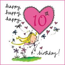 Birthday Greetings For Grandson Turning 10 Cute Birthday Messages For 10 Years Old Wishesgreeting Happy 10th Birthday Birthday Girl Quotes Cute Birthday Messages