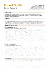 Software Engineer Resume Samples Qwikresume