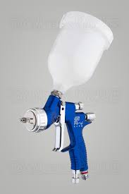 Devilbiss Gti Pro Lite Blue Spray Gun For Gloss Lasquer And Solvent Paints