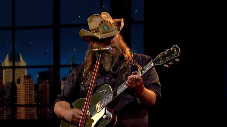 Watch Chris Stapleton Sing 'Living in the Promiseland' on Colbert