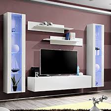 Mhc furniture floating entertainment media center tv stand wall unit 85.6w drawer gloss white. Fly A30 Tv Wall Mounted Floating Ab2 Modern Entertainment Center By Meble Furniture