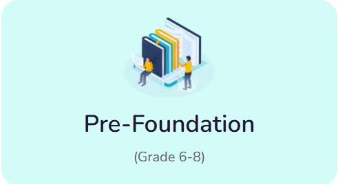 Pre- Foundation course (grade 6 to 8)