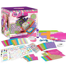 Have fun when you design your own fuzzy greeting cards. Card Crafting Explosion Arts And Crafts Box Complete Card Making Kit For Girls Birthday Gift Box