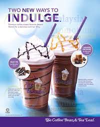 At times, the coffee bean ;amp; The Coffee Bean Tea Leaf New Mud Pie Caramel Brownie Ice Blended Beverages 21 Jul 7 Sep 2014