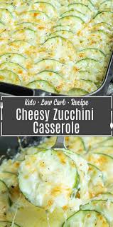 This Creamy Cheesy Baked Zucchini Casserole Is Made With Fresh Zucchini Rich Cream And Lots Of Best Vegetable Recipes Zucchini Side Dishes Keto Side Dishes
