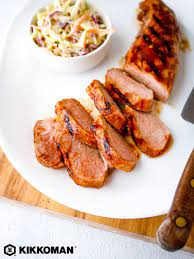 Grilled Pork Tenderloin With 5 Spice Asian Barbecue Sauce Recipe Pork Tenderloin Recipes Grilled Pork Tenderloin Grilled Pork