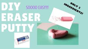 A child does not have to eat a great deal to be sick. Diy Eraser Putty Only 2 Ingredients Youtube Cool Erasers Eraser Kneaded Eraser