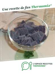 Carres Acidules Au Cassis Recette Recette Cassis Recette Thermomix Recette