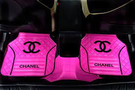 chanel 車用マット 5点セットレザーマット シャネルカーマット シャネル カー カー用品