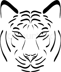 Download the silhouette in eps, jpg, pdf, png, and svg formats. Tiger Head Silhouette Vector Tiger Stock Vector Colourbox
