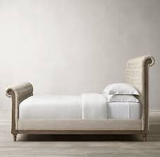 Maybe you would like to learn more about one of these? Deconstructed Chesterfield Sleigh Fabric Bed With Footboard