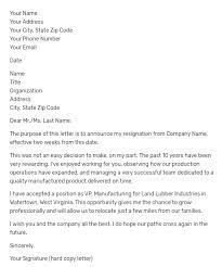 10 Best Resignation Letter Samples Format To Quit Your Job Career Advice