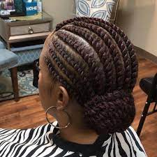 Natural hair can be styled in a creative way. New Hairstyles For Women With Long Hair Most Popular Long Hairstyles Cute Hair Updos 20190316 Natural Hair Twists Twist Bun Natural Hair Styles