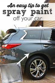 How do you remove tint off car windows? An Easy Tip To Get Spray Paint Off A Car Ask Anna Car Spray Paint Car Painting Car
