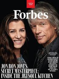 Jon Bon Jovi & Wife Dorthea Featured on the Cover of Forbes' November Issue  – 2022 | full in bloom