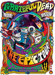 Maybe you would like to learn more about one of these? Greatfuldead Online Game The Epic Tour For A Better Look Expand This One Jl Grateful Dead Poster Rock Poster Art Grateful Dead