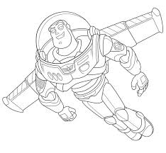 Buzz Lightyear Para Colorear