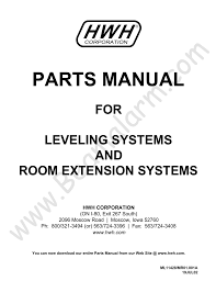 hwh parts manual manualzz com