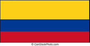 The colors of the colombia flag are yellow, blue and red. Colombia Flag Vector Illustration Bogota The Flag Of Colombia Correct Vector Illustration Of Official Colombian Flag Canstock