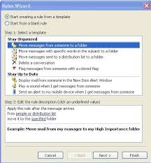Outlook Creating Rules Versions 2003 2007 2010 And 2013 Information Technology University Of Pittsburgh