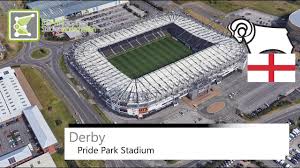 Still, very quiet home supporters, despite the fact that they were in the top section of the division at the time. Pride Park Stadium Derby County F C Google Earth 2016 Youtube