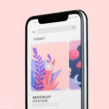 Download Premium Psd Of Mobile Phone Screen Mockup Design 524153 Mockup Design Iphone Mockup Phone Mockup