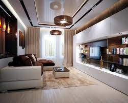 The interior designer made a great job in this design! Living Room Interior Design Ideas Brown Is Modern Interior Design Ideas Ofdesign