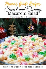 Maybe you would like to learn more about one of these? Sweet And Creamy Macaroni Salad