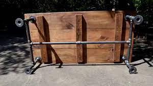 Custom 1 thick table top. Industrial Pipe Coffee Table In Austin Youtube