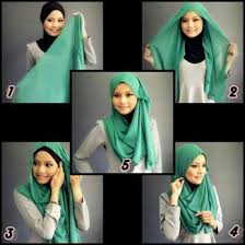 Image result for tutorial hijab