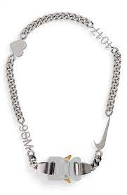 1017 Alyx 9sm X Nike Swoosh Hero Chain Necklace Nordstrom Chain Necklace Necklace Chain